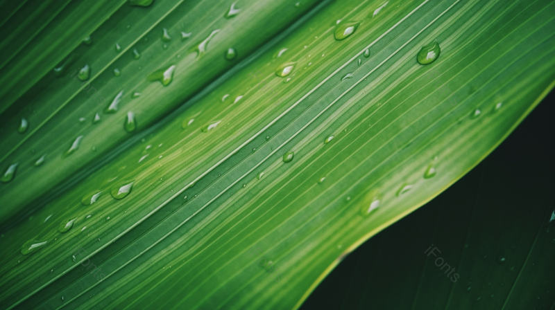 夏季油绿雨季清新树叶水滴纹理特写背景,高清,摄影图,摄影图片,图片大全,摄影图免费下载